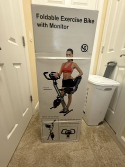 Foldable Exercise Bike With Monitor