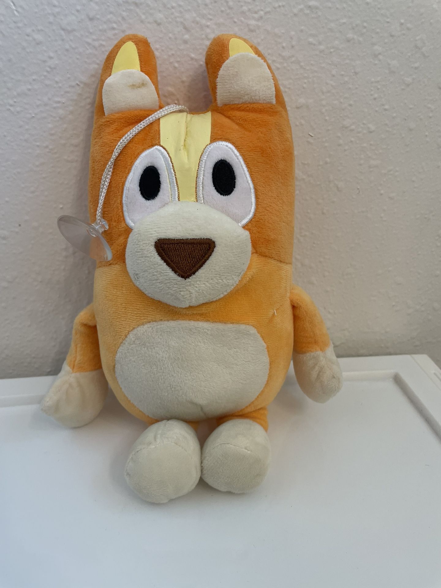 Bingo Plush With Suction Cup “Like New”