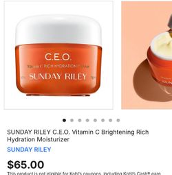 Sunday Riley moisturizer 