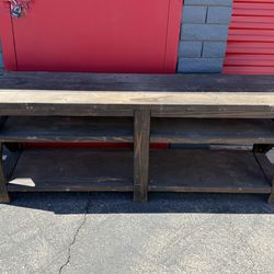 Rustic Wooden Console Table