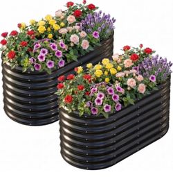 Raised Garden Beds Galvanized Planter Boxes