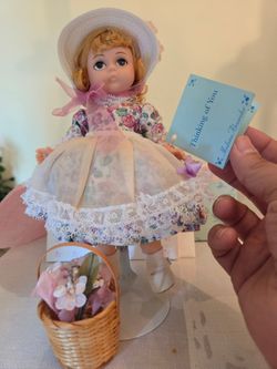 Madame Alexander 8" Doll "Thinking of You" with Tag & Basket
