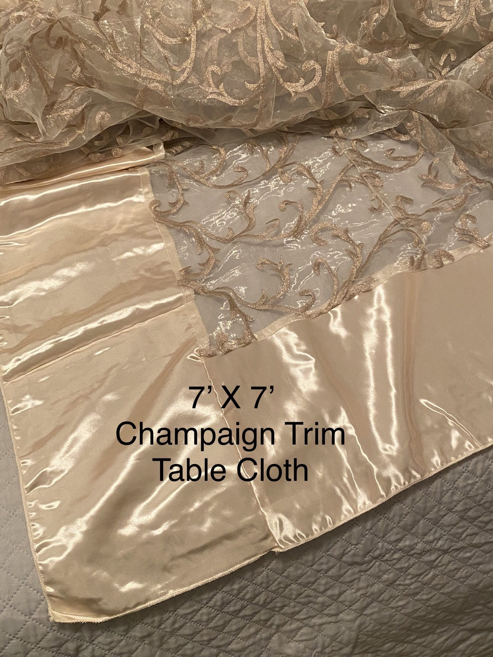 Wedding Table Covers and Chair Sashes