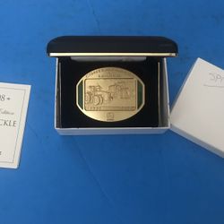 NIB JOHN DEERE 9(contact info removed) Tractor Contemporary Legend Collector Belt Buckle 2008