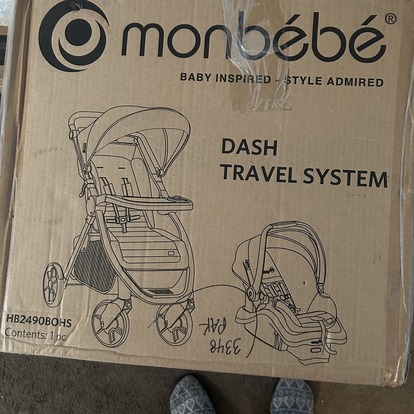 Monbebe Stroller And Car Seat  Combo