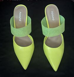 Neon Heels Sz 7