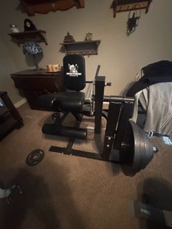 leg press and hamstring curl machine