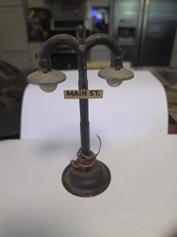 Vintage main street toy lightpost.
