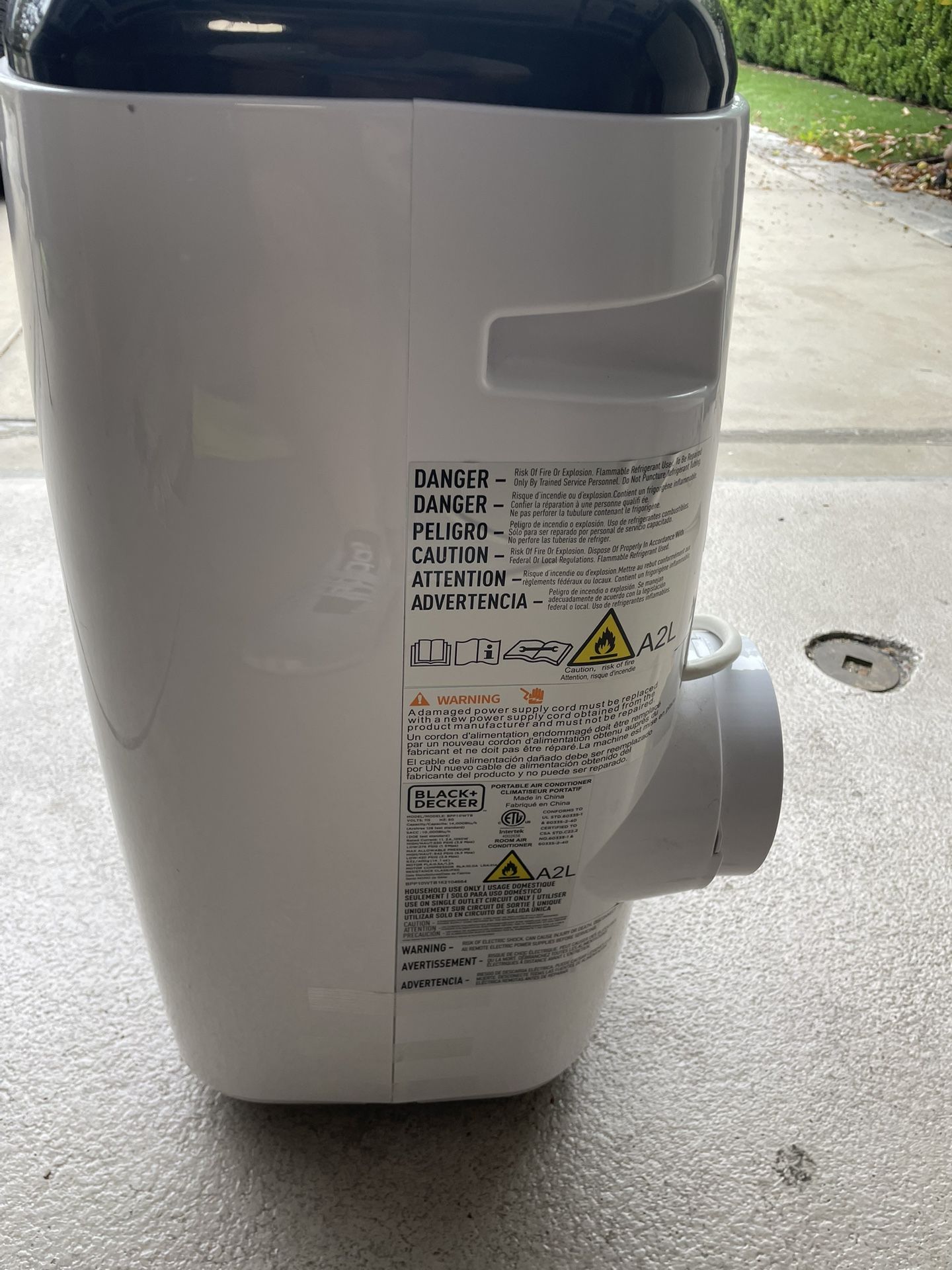 10,000 BTU Portable AC Unit - Black and Decker