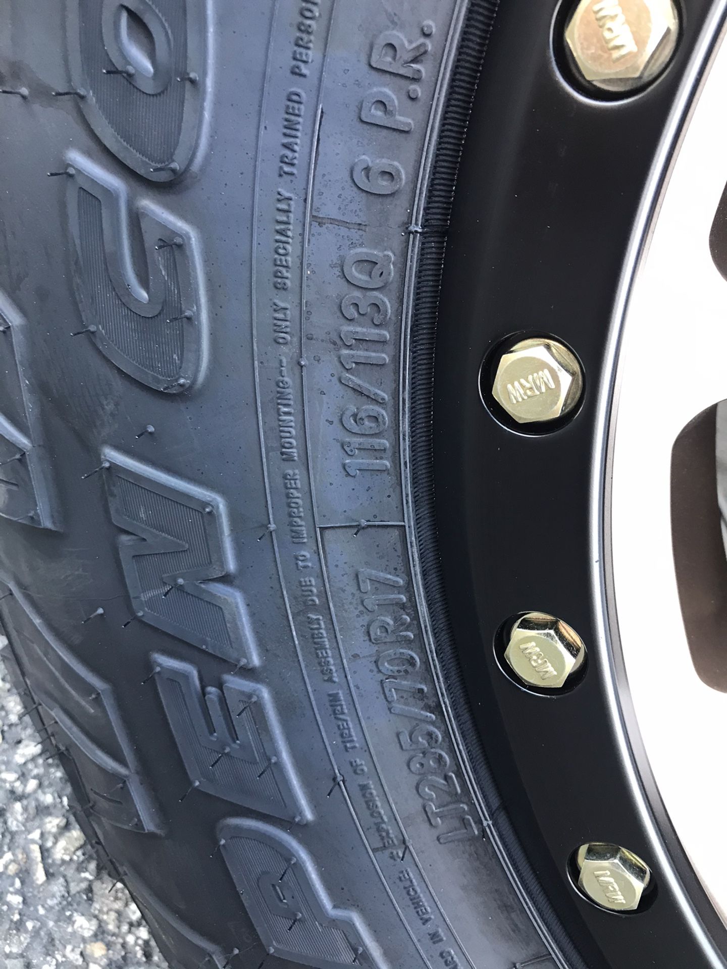 Method mr305 bronze nv wheels with TOYO open country at3 LT285/70/17 4runner Silverado