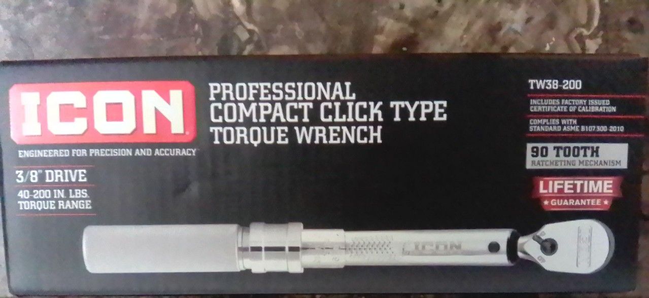 Icon Compact Click Type Torque Wrench