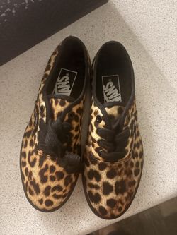 Cheetah print vans
