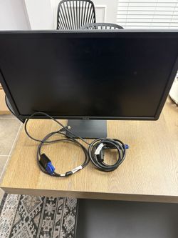 Dell Monitor with Cables