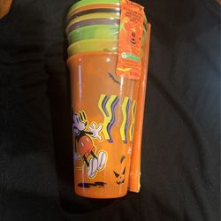 Disney Mickey 4 Pack Glow In The Dark Tumblers