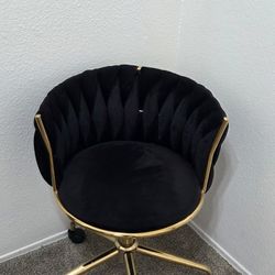 Velvet Woven Home Office Chair