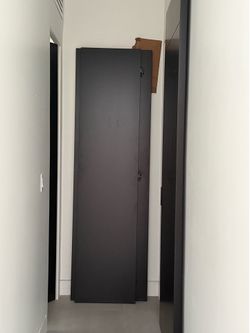 Black interior door