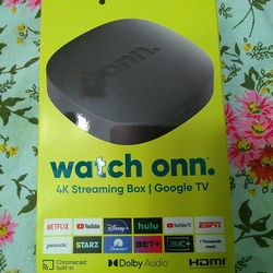 Onn 4K Streaming Box Google TV