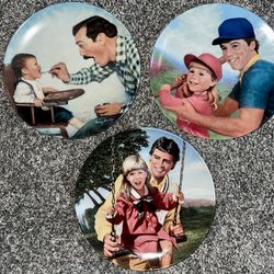 3 Knowles Vintage Collector Plates