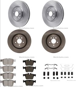 Rear brake pads and rotors for 2022 JAGUAR XF 2.0L