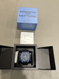 Omega X Swatch MoonSwatch Mission To Neptune Black/Blue Brand New With Box Papers