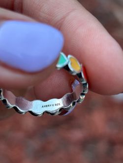 James Avery Enamel Heart Ring
