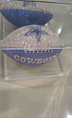 Dallas Cowboys Swarovski Crystal Football