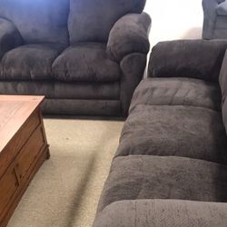 Two Piece New Couch And Loveseat!