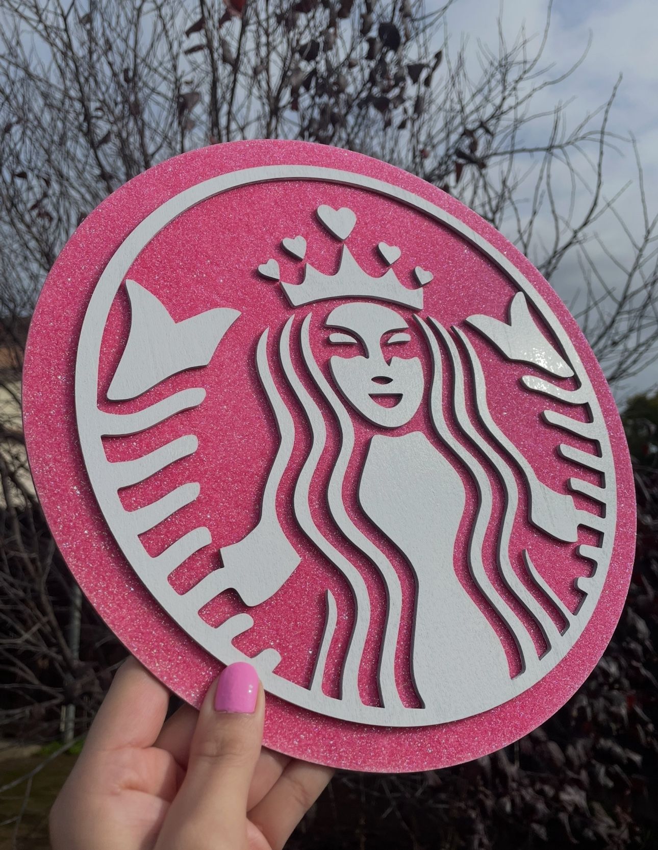 Starbucks Wood Sign