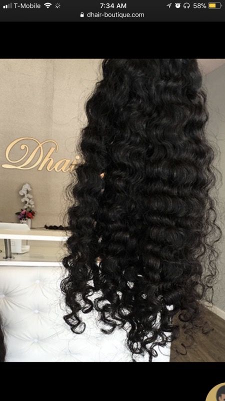 Dhair Boutique Burmese Curly 20 inch 4 bundles with a closure