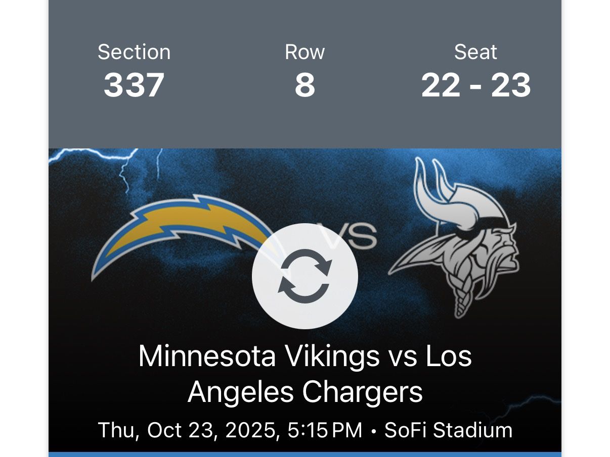 Chargers Tickets