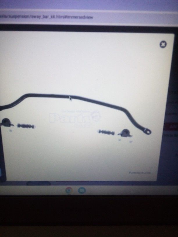 2009 Chevy Impala Front Sway Bar With Links