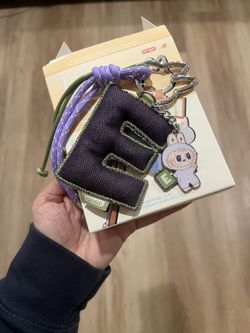 Labubu Pin For Love Initial Pendant 