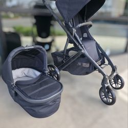 Uppa Vista V2 Stroller W Bassinette 