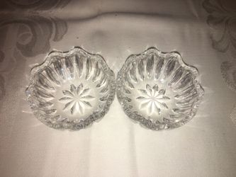 Vintage Crystal Candleholders