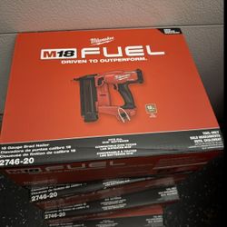 Milwaukee Fuel M18 18 Gauge Brad Nailer. (2746-20) ***Firm***