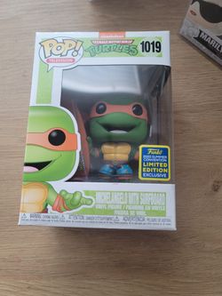 Michelangelo With SUFBOARD 1019 FUNKO POP