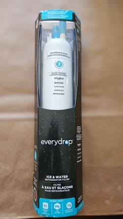 NEW! EVERYDROP REFRIGERATOR ICE & WATER FILTER # 3, firm.