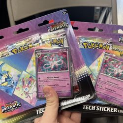 Pokemon Prismatic Evolution Sticker Collection