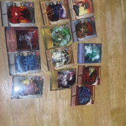 Bakugan Battle Brawlers trading cards DAMAGE AND USED