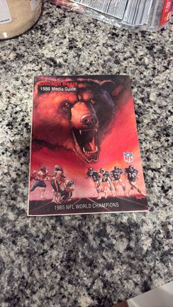 Chicago Bears 1986 NFL Media Guide