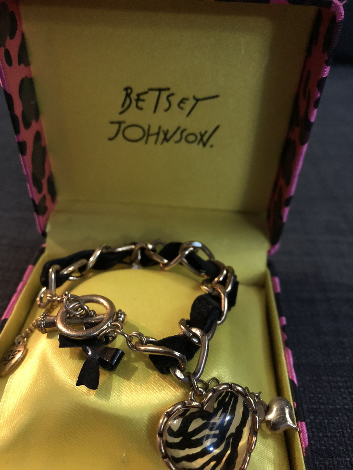 Betsy Johnson Charm Bracelet Brand New