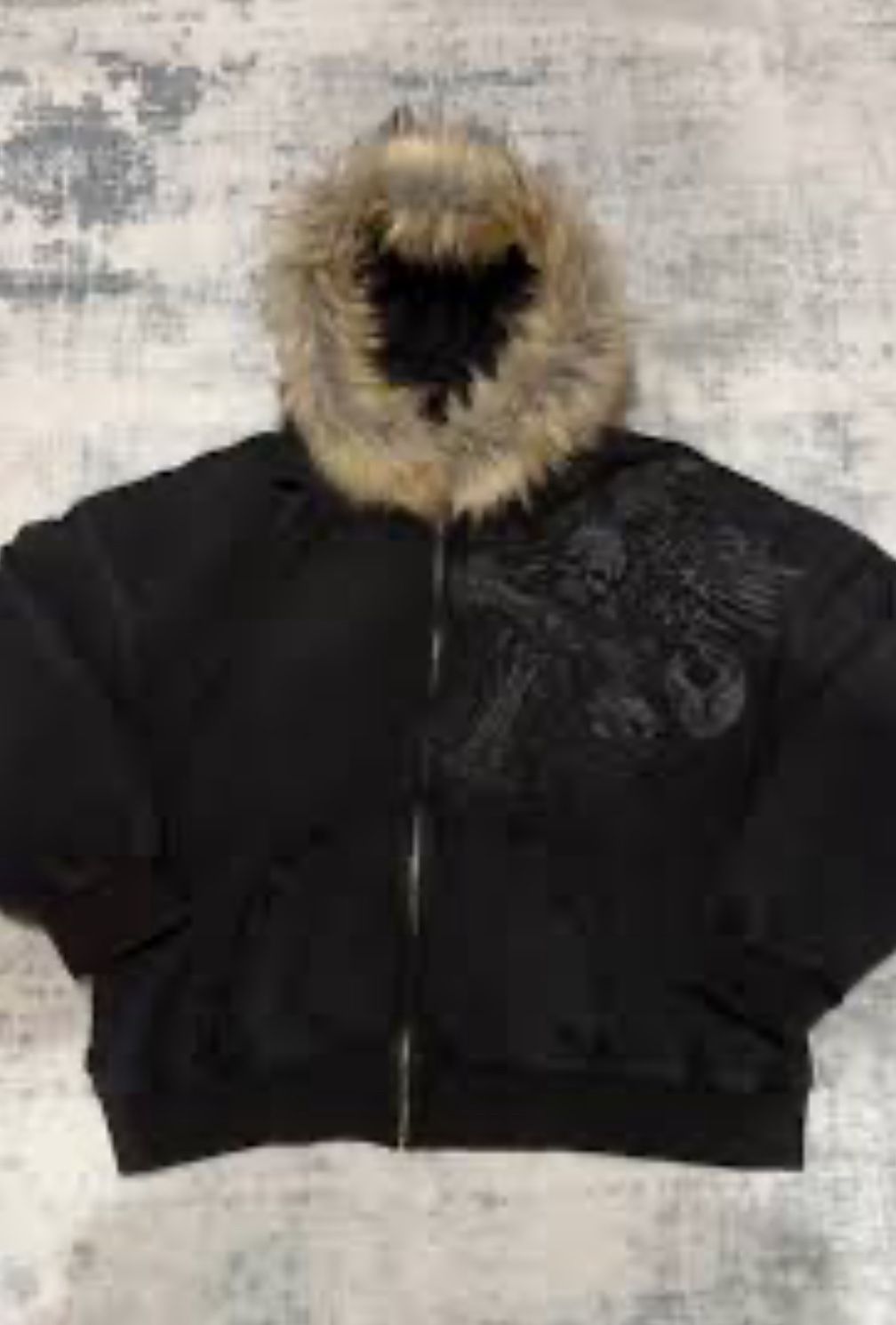 Y2K FUR HOODIE