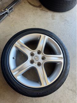 IS300 STOCK WHEELS 215/45R 17