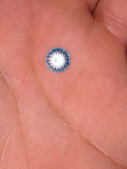 2.03 Carat Round Fancy Intense Blue Diamond VS1