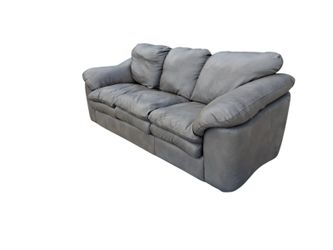 Gray Leather Sofa! Delivery Available!
