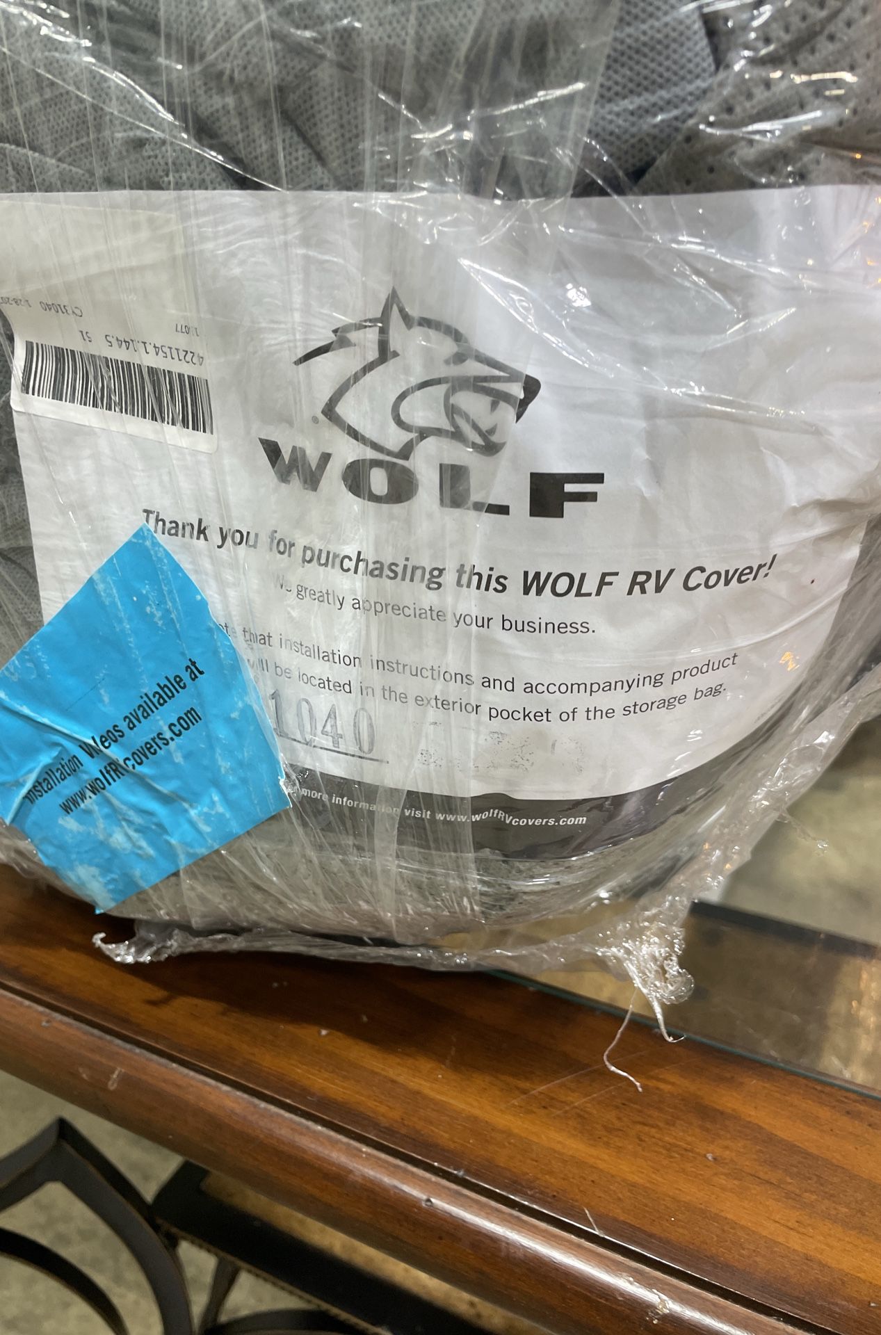 RV Cover Wolf New In Plastic
