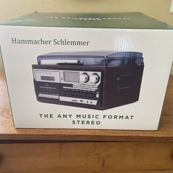 Hammacher Schemmer Music Format Stereo, NEW
