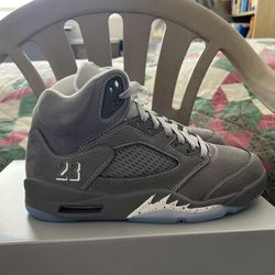 2026 Air Jordan 5 Wolf Grey Sz 8.5 Mens