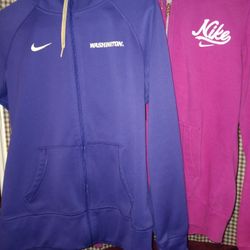 Nike Zip Up Hoodys.  .
