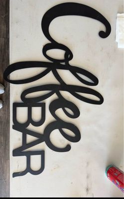 Coffee Bar sign